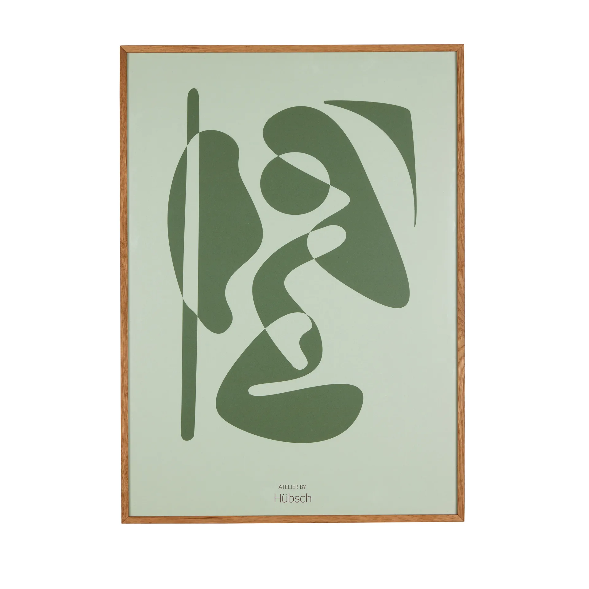 Bild mit Holzrahmen groß, Natur Hübsch Interior