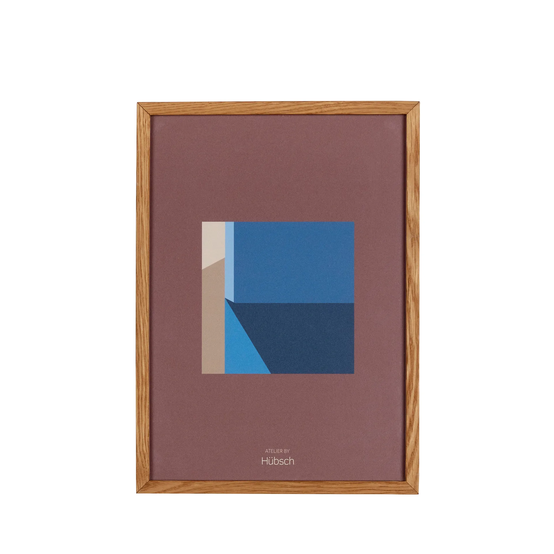 Bild mit Rahmen 21x30 cm, Eiche Hübsch Interior