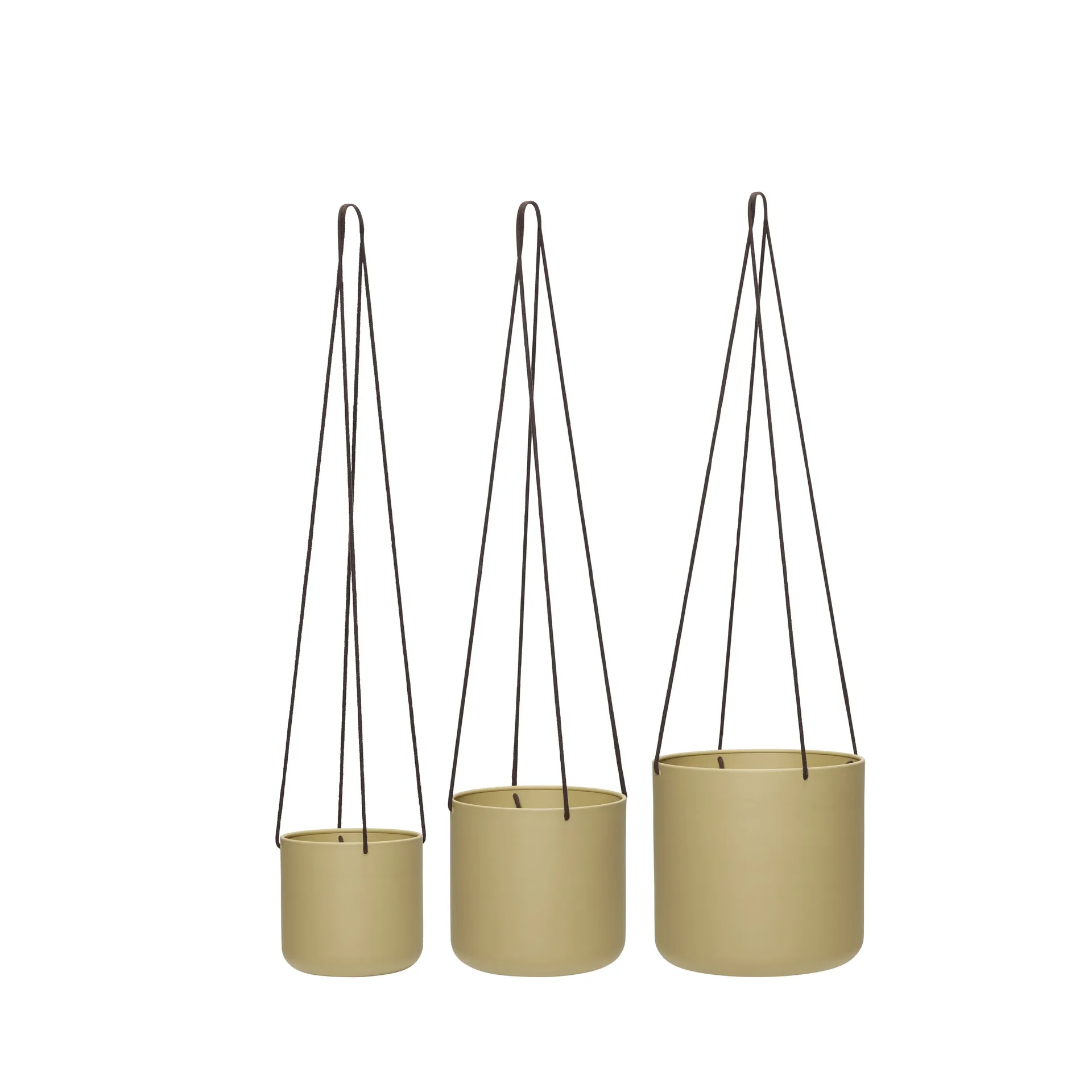Bloom Hängekörbe 3er-Pack, Beige Hübsch Interior