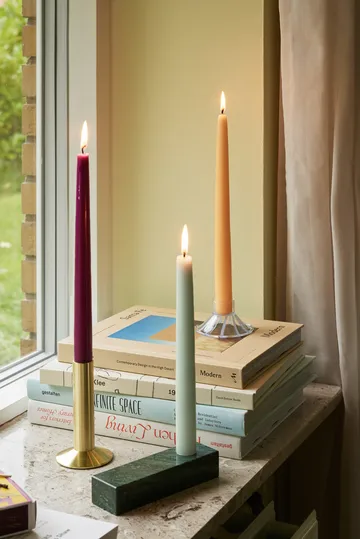 Brick Kerzenständer - Green - Hübsch Interior