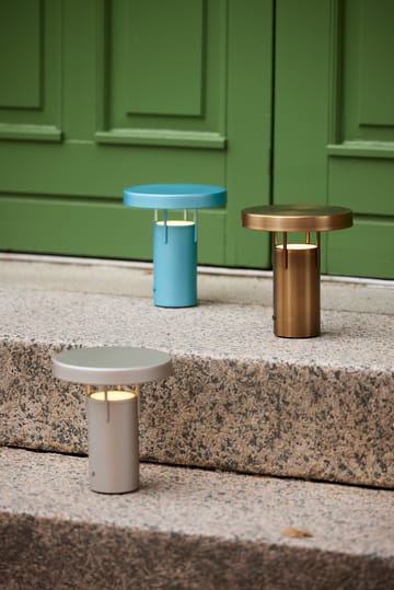 BringMe mini tragbare Tischlampe - Metallic turquoise - Hübsch Interior