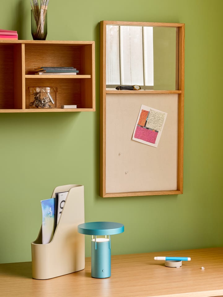 BringMe mini tragbare Tischlampe, Metallic turquoise Hübsch Interior