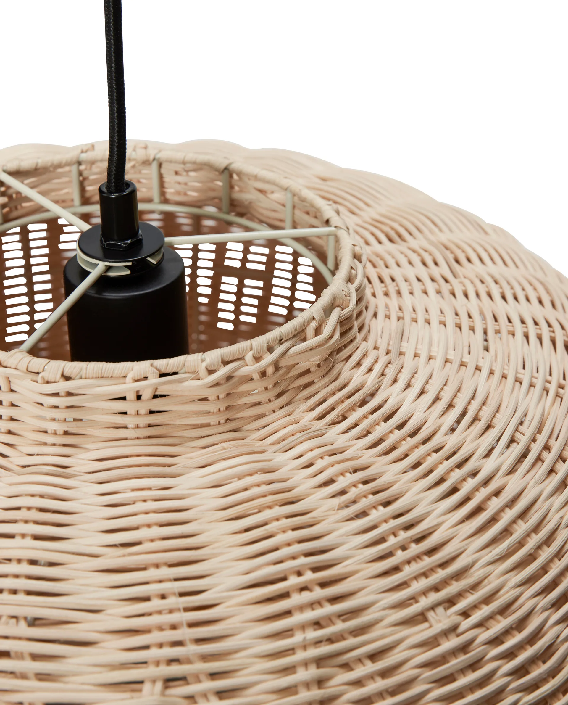 Chand Ellipse Pendelleuchte, Natural Hübsch Interior