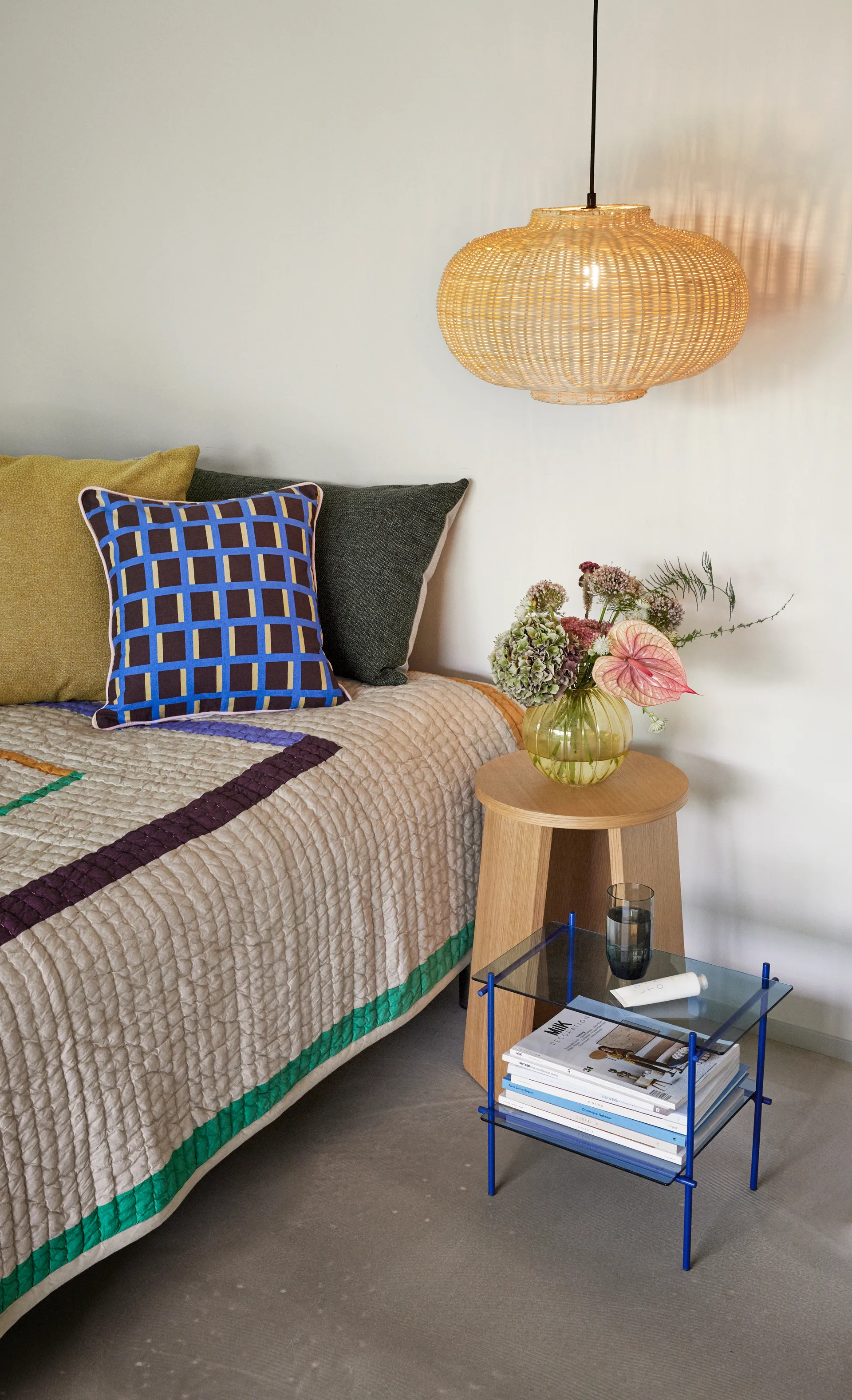 Chand Ellipse Pendelleuchte, Natural Hübsch Interior