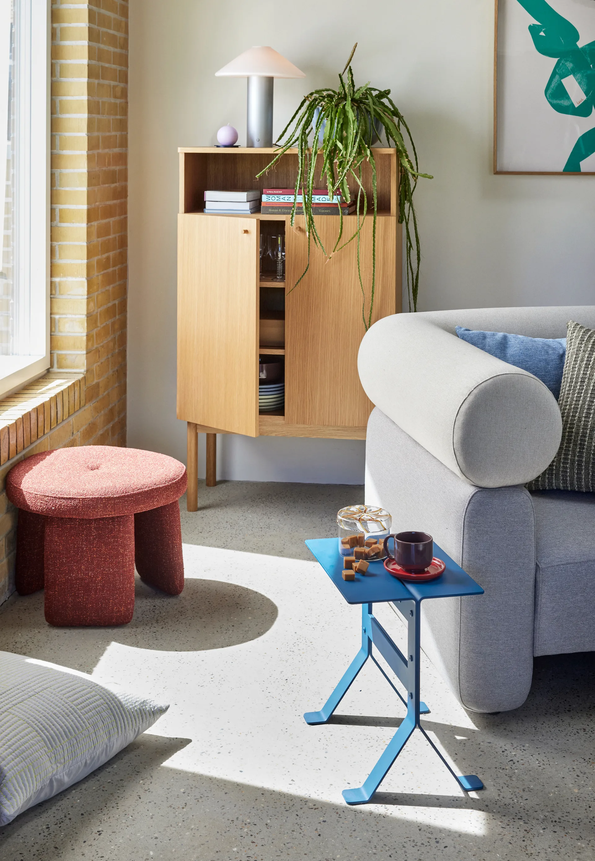 Heir Aufbewahrungsbehälter Low, Yellow Hübsch Interior