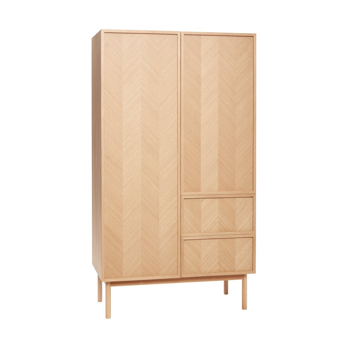 Hübsch Herringbone Garderobe Large Eiche