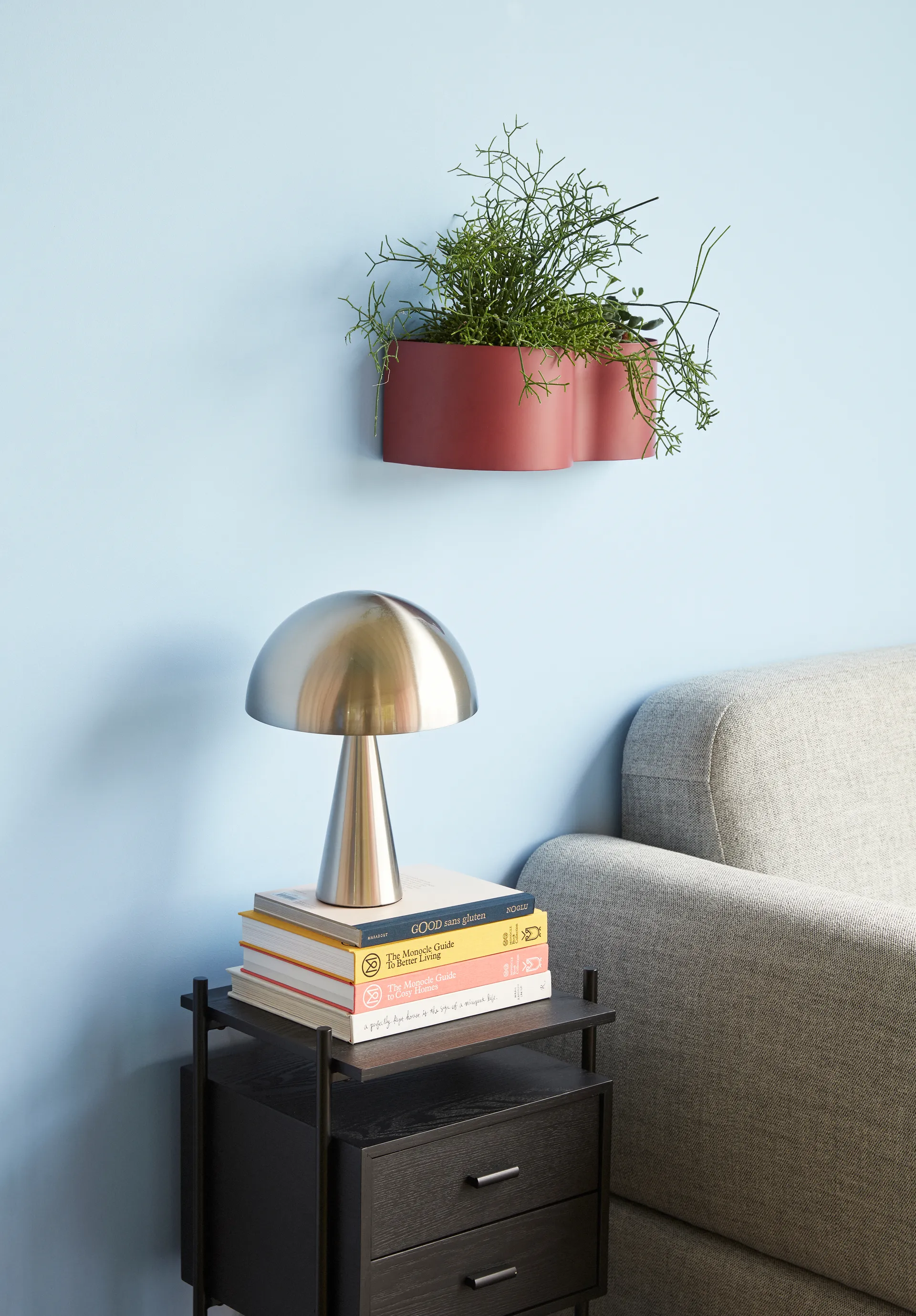 Hübsch Tischleuchte 33 cm, Metall-nickel Hübsch Interior