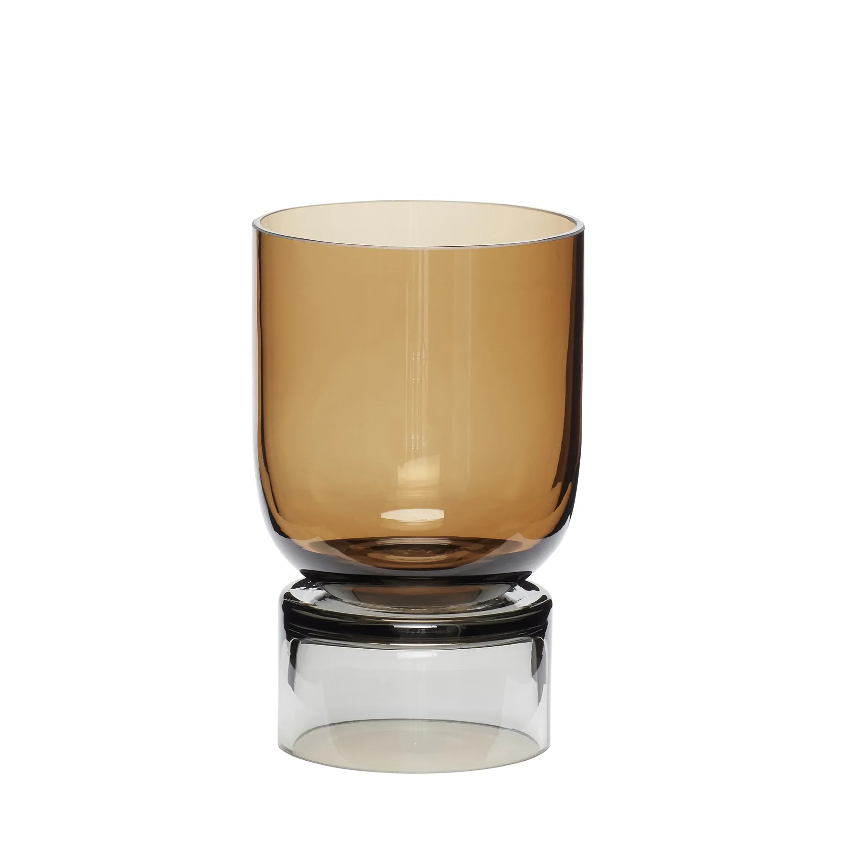 Hübsch Vase klein, Amber-Grau Hübsch Interior