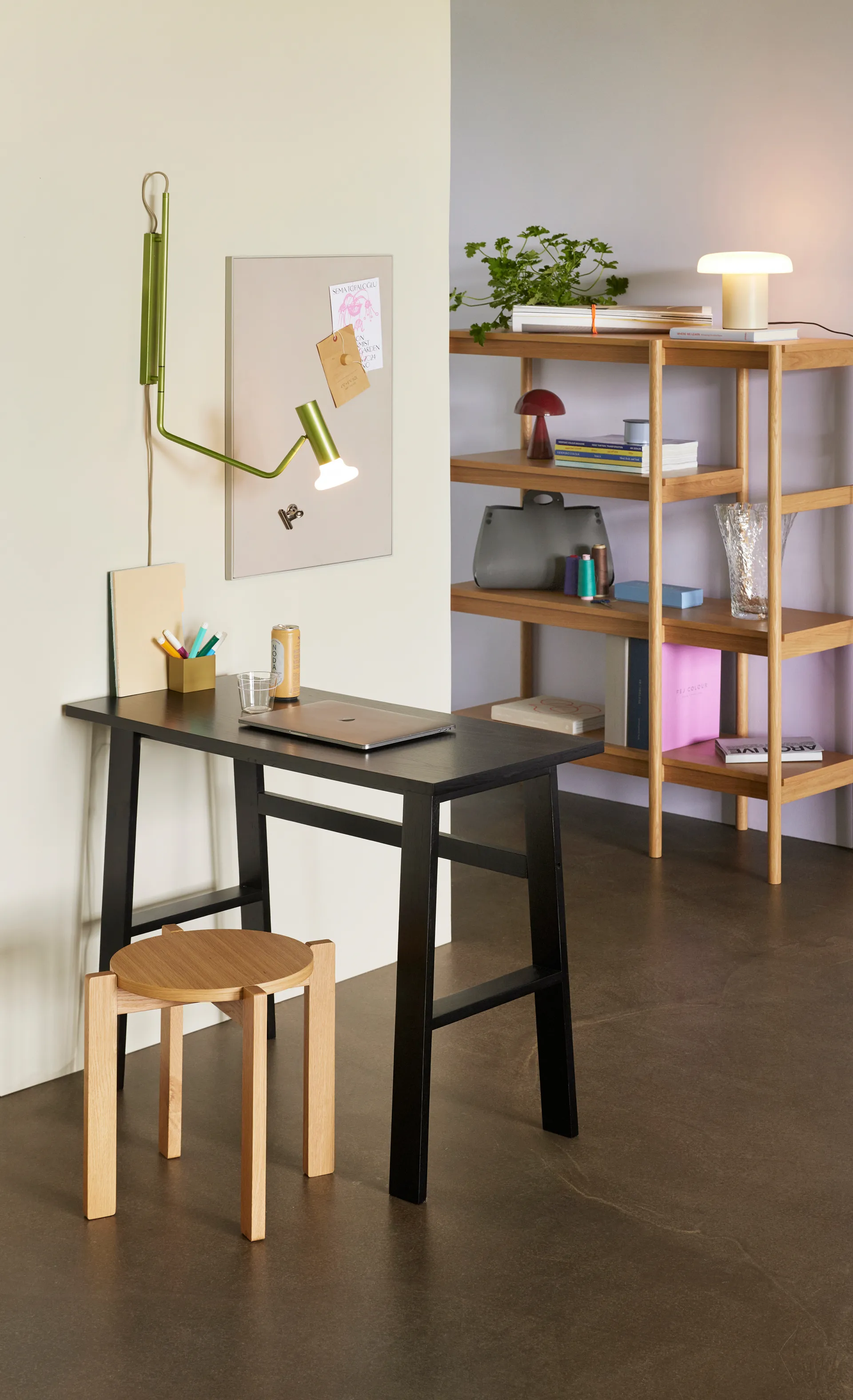 Hübsch Wally Wandleuchte, Light green Hübsch Interior