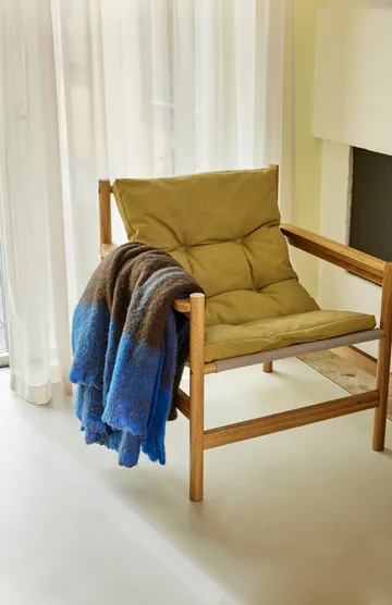 Inlet Plaid 140x200 cm - Blau - Hübsch Interior