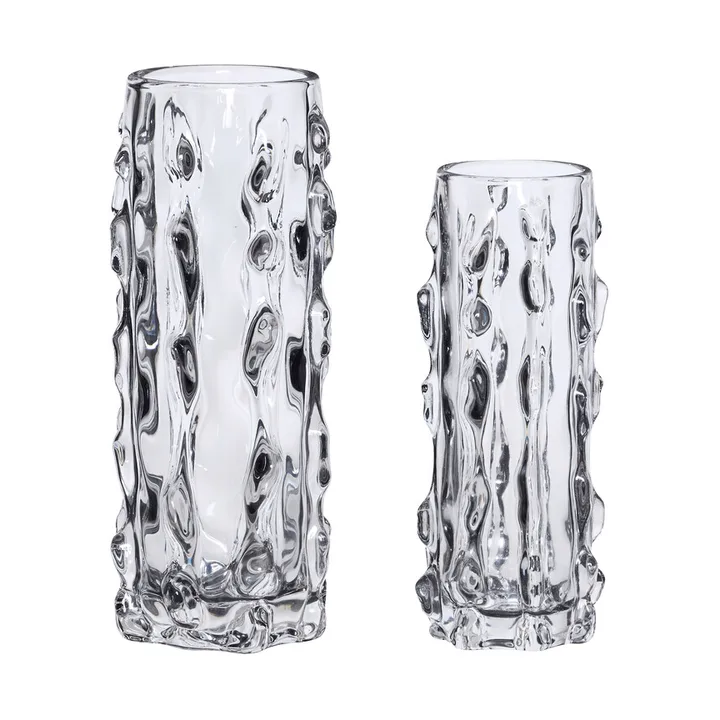 Kawa Vase - Klar, 2-teilig - Hübsch