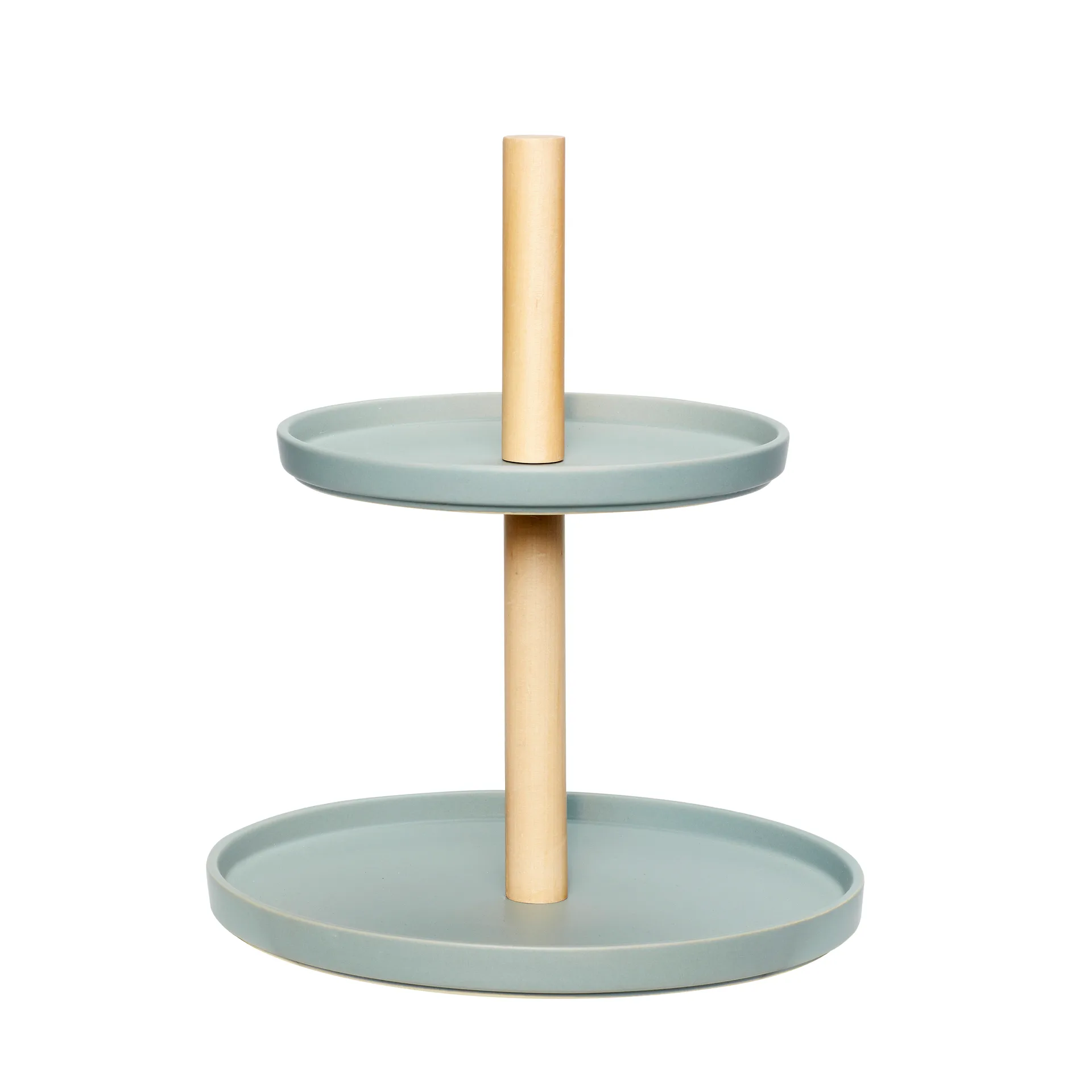 Kuchenteller Ø26 cm, Grau-natur Hübsch Interior