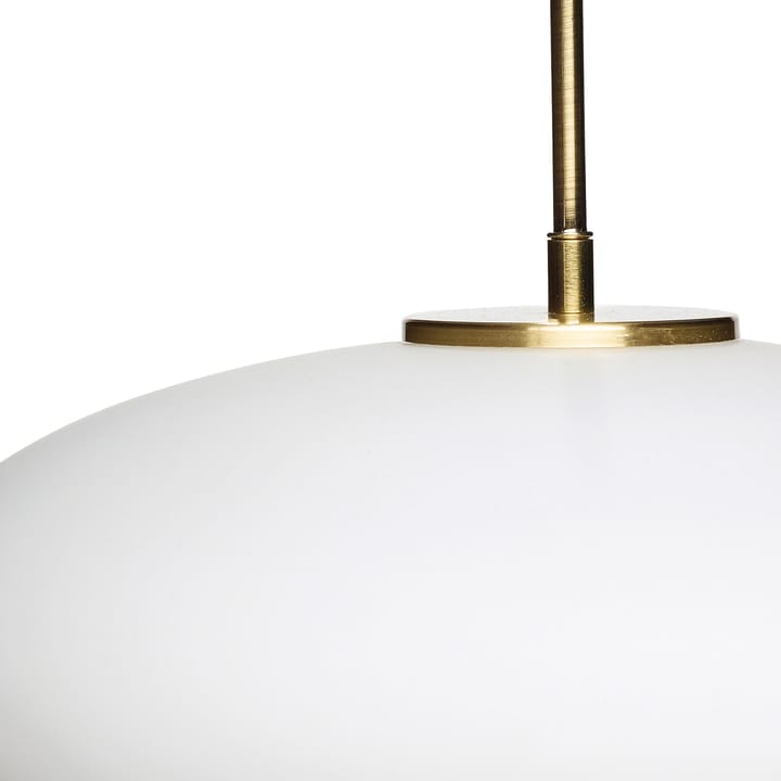Muse Ellipse Pendelleuchte, White Hübsch Interior