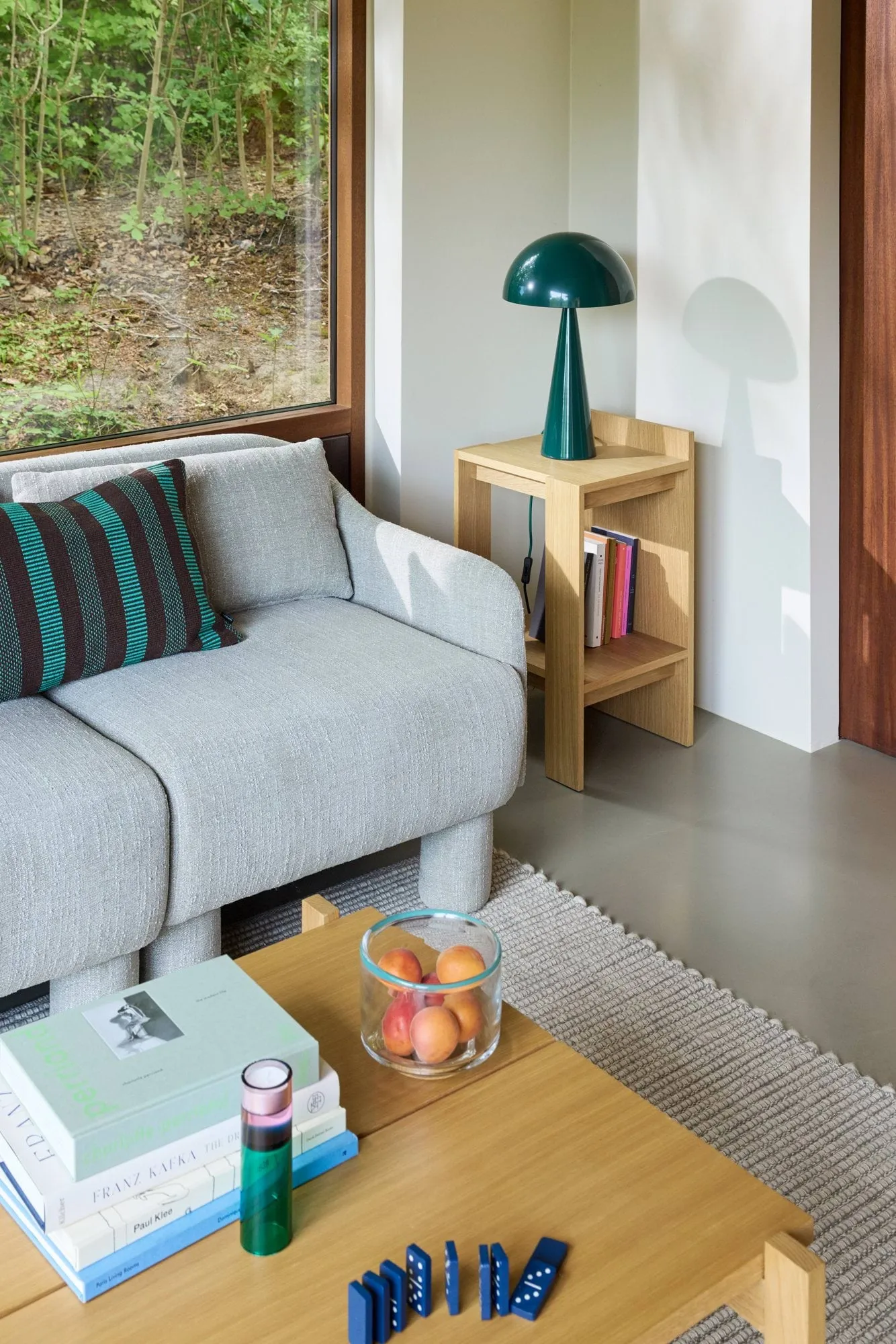 Mush Tischleuchte, Dark green, tall 50 cm Hübsch Interior