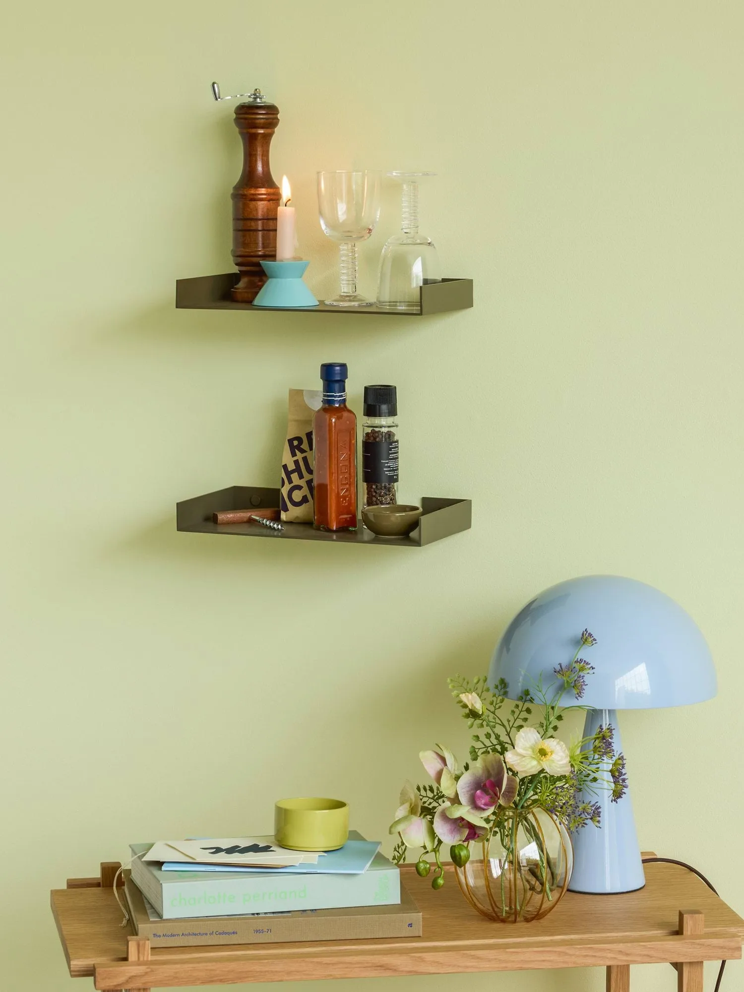 Mush Tischleuchte, Ice blue, Mini 34 cm Hübsch Interior