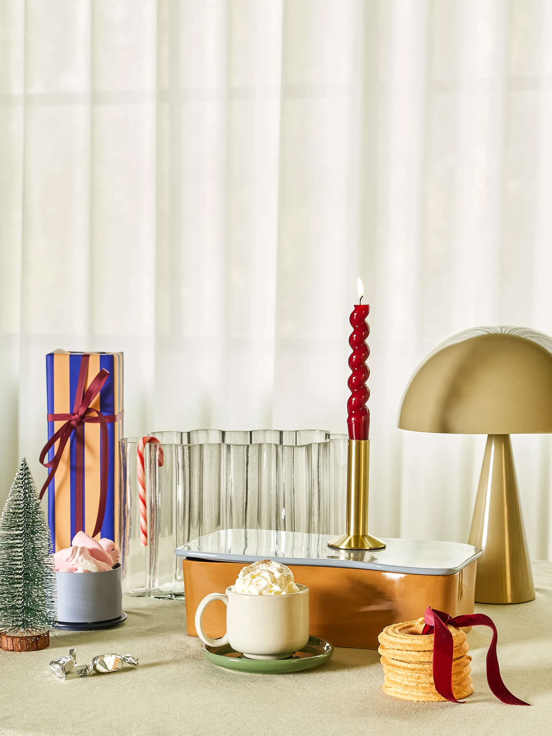 Mush Tischleuchte mini, Sand Hübsch Interior