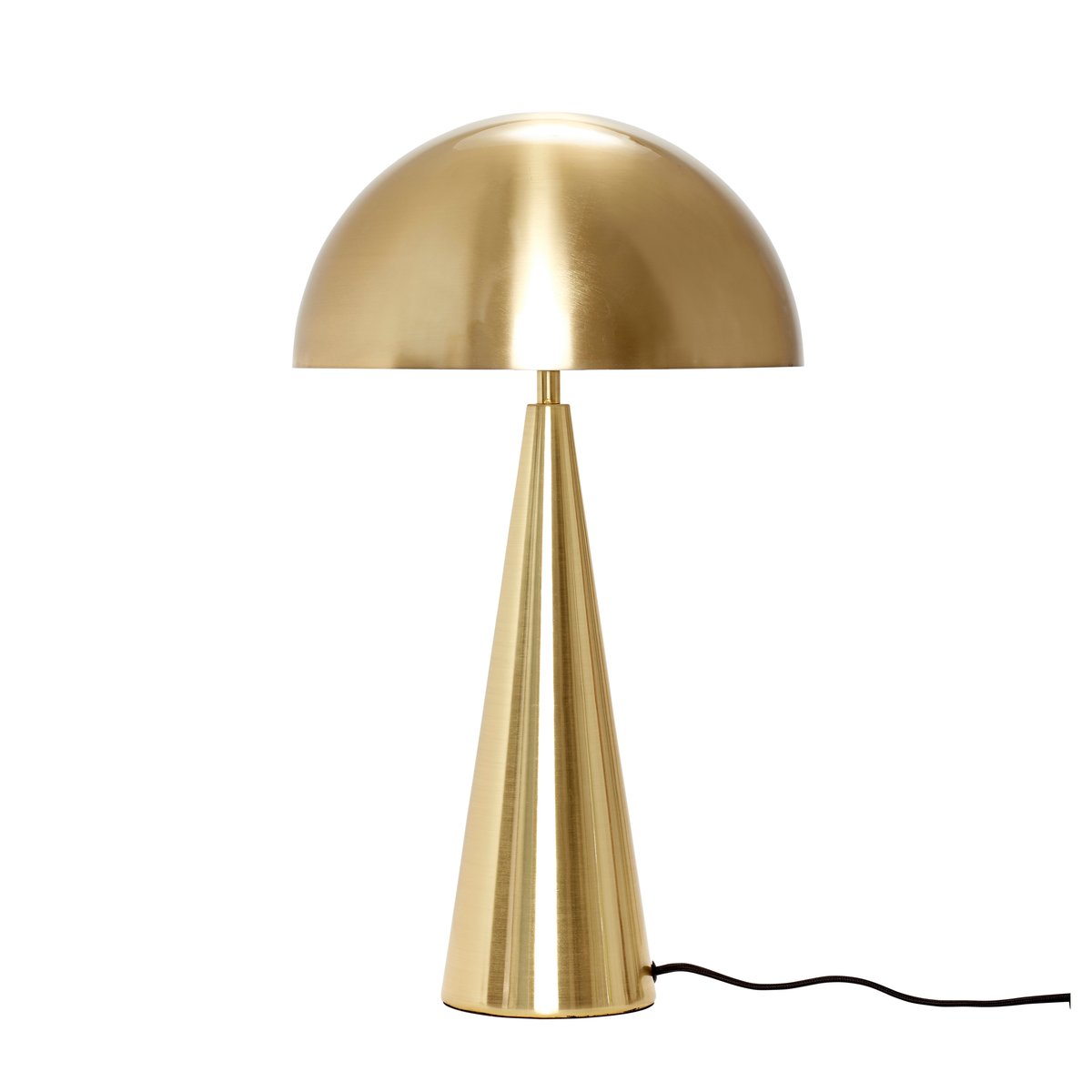 Hübsch Mush Tischleuchte tall Brass
