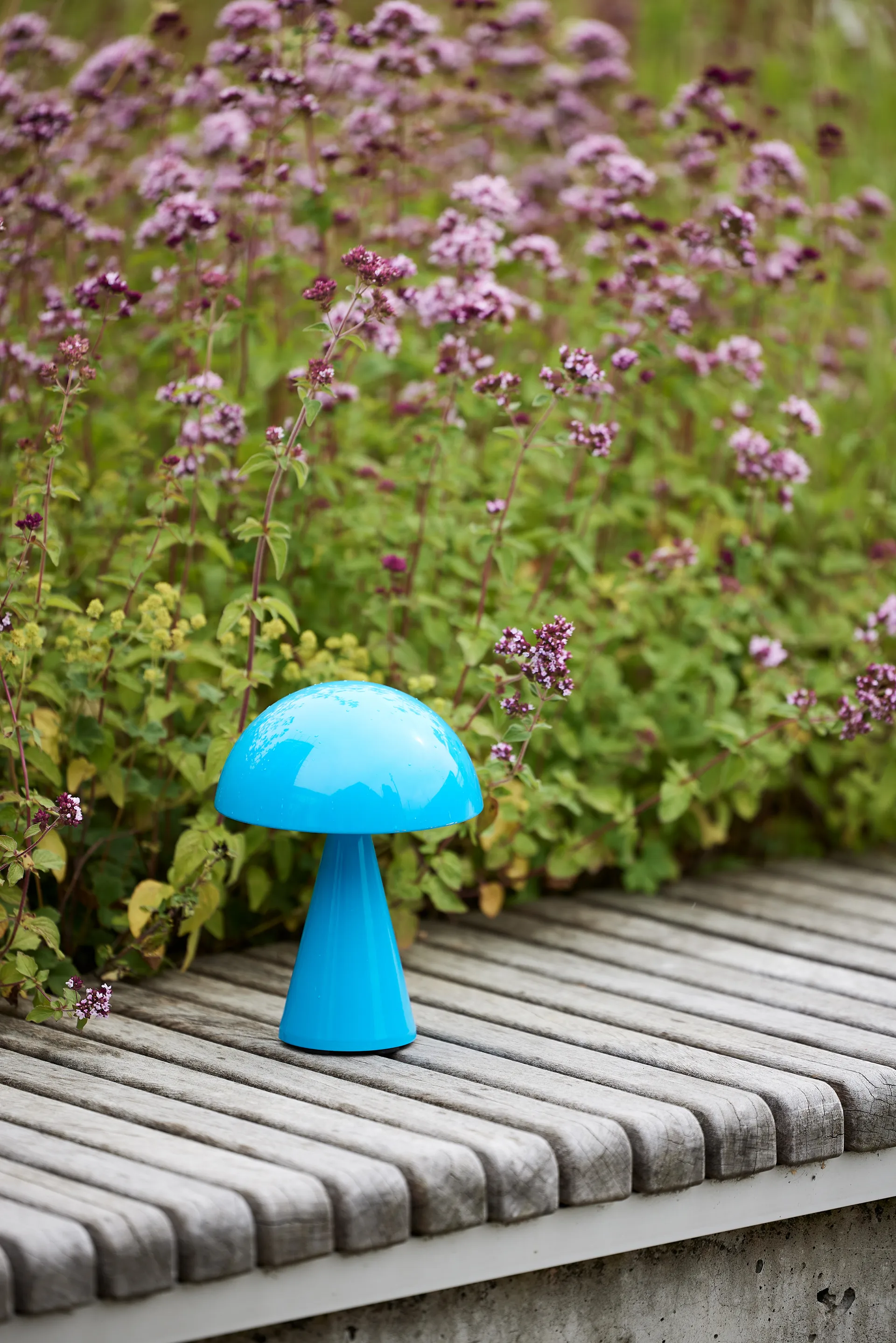 Mush tragbare Tischlampe, Blue Hübsch Interior