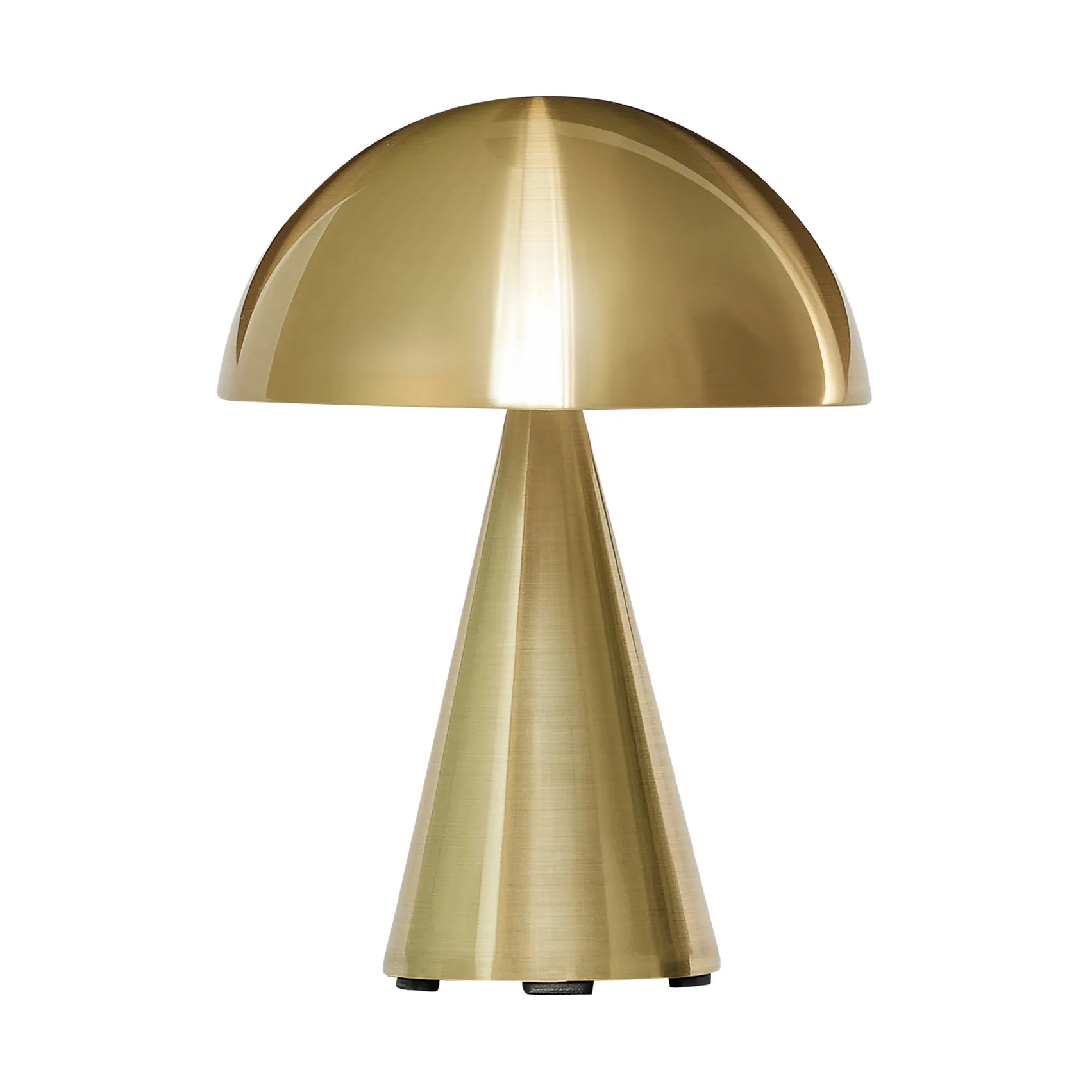 Mush tragbare Tischlampe, Brass Hübsch Interior