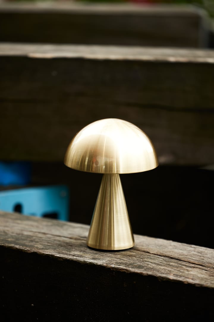 Mush tragbare Tischlampe, Brass Hübsch Interior