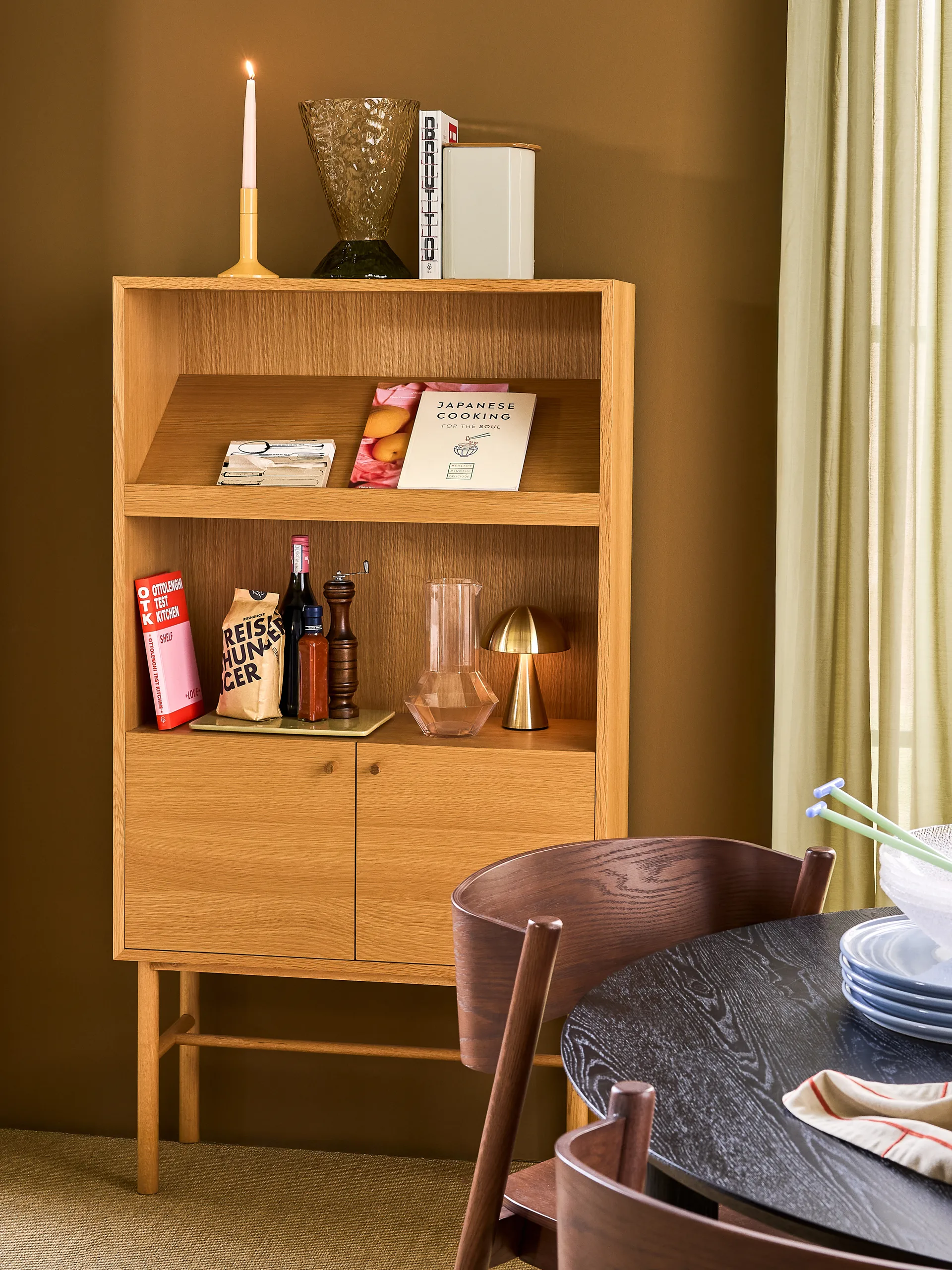 Mush tragbare Tischlampe, Brass Hübsch Interior