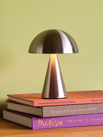 Mush tragbare Tischlampe - Nickel - Hübsch Interior