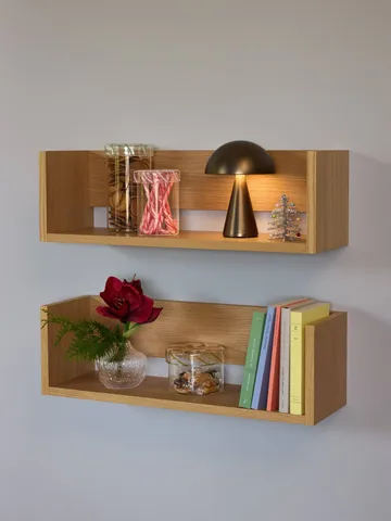 Mush tragbare Tischleuchte - Burnished brass, 20 cm - Hübsch Interior