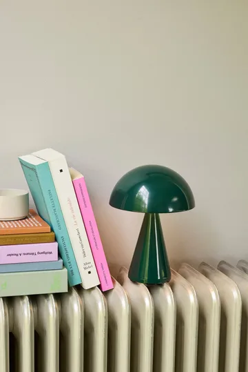 Mush tragbare Tischleuchte - Dark green, 20 cm - Hübsch Interior