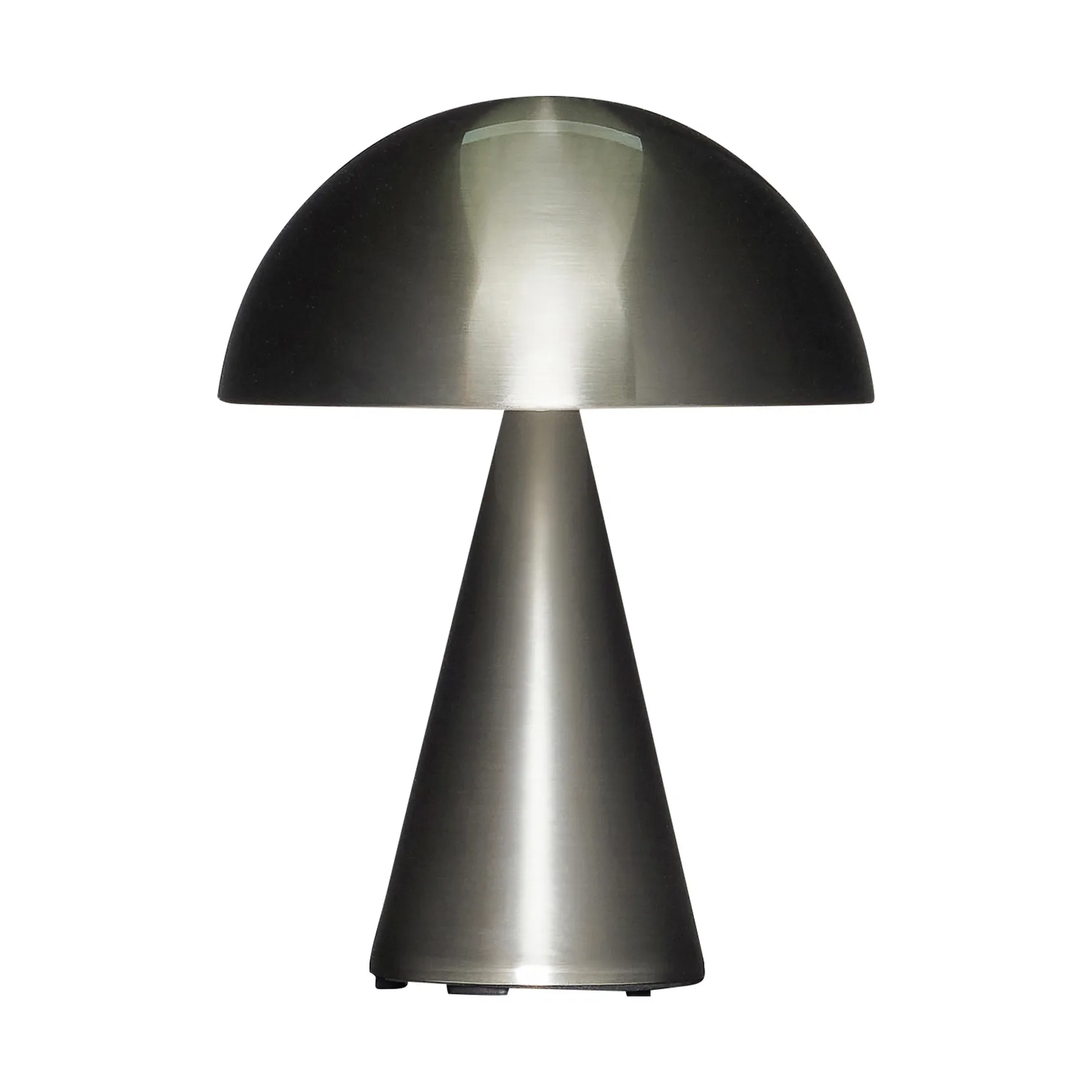 Mush tragbare Tischleuchte, Nickel Hübsch Interior