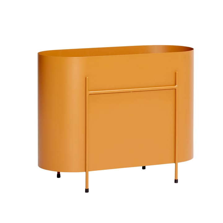 Oblong Blumenbord 60x47 cm - Metall-orange - Hübsch