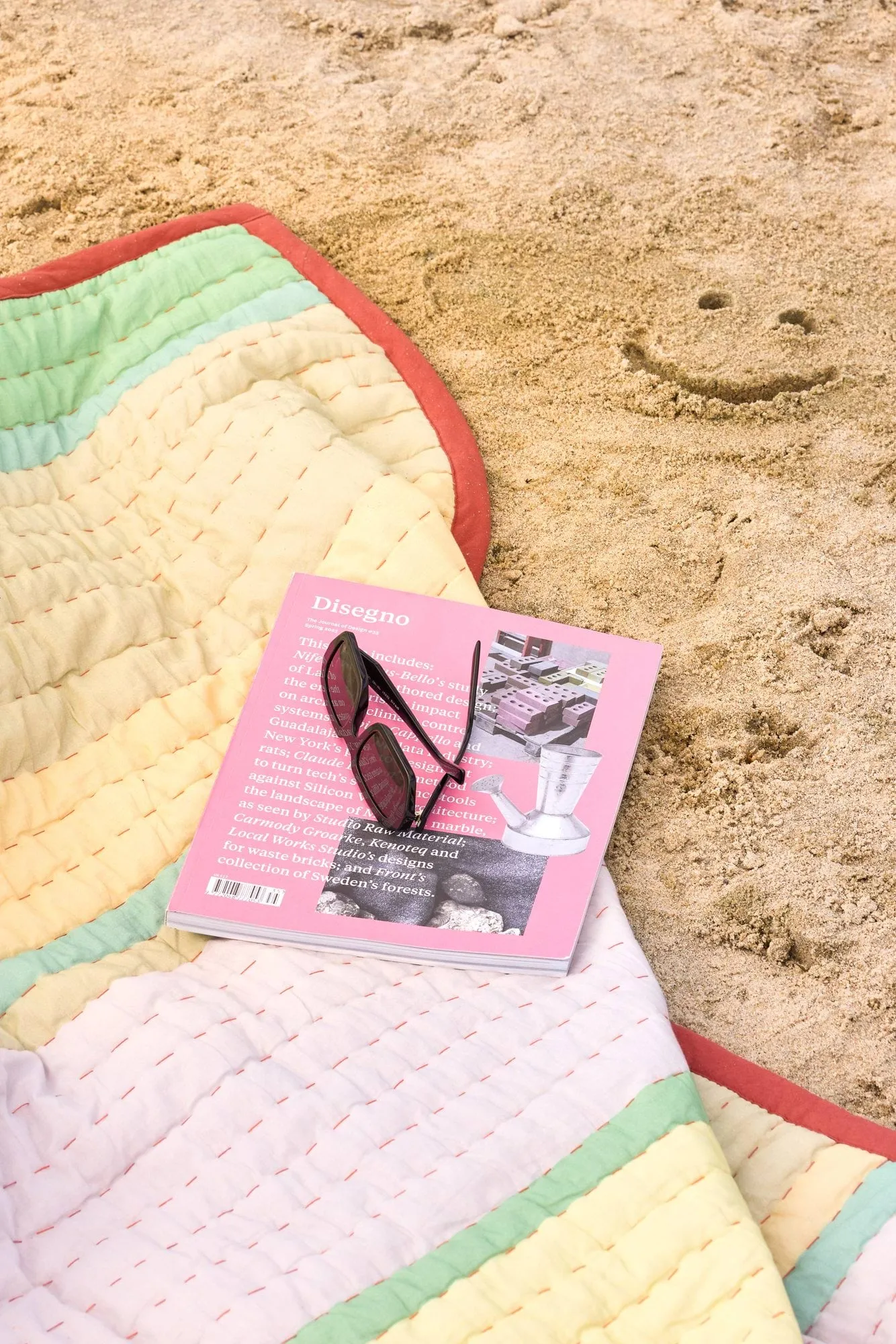 Pavilion Plaid, Coral-multicolour, 140x200 cm Hübsch Interior