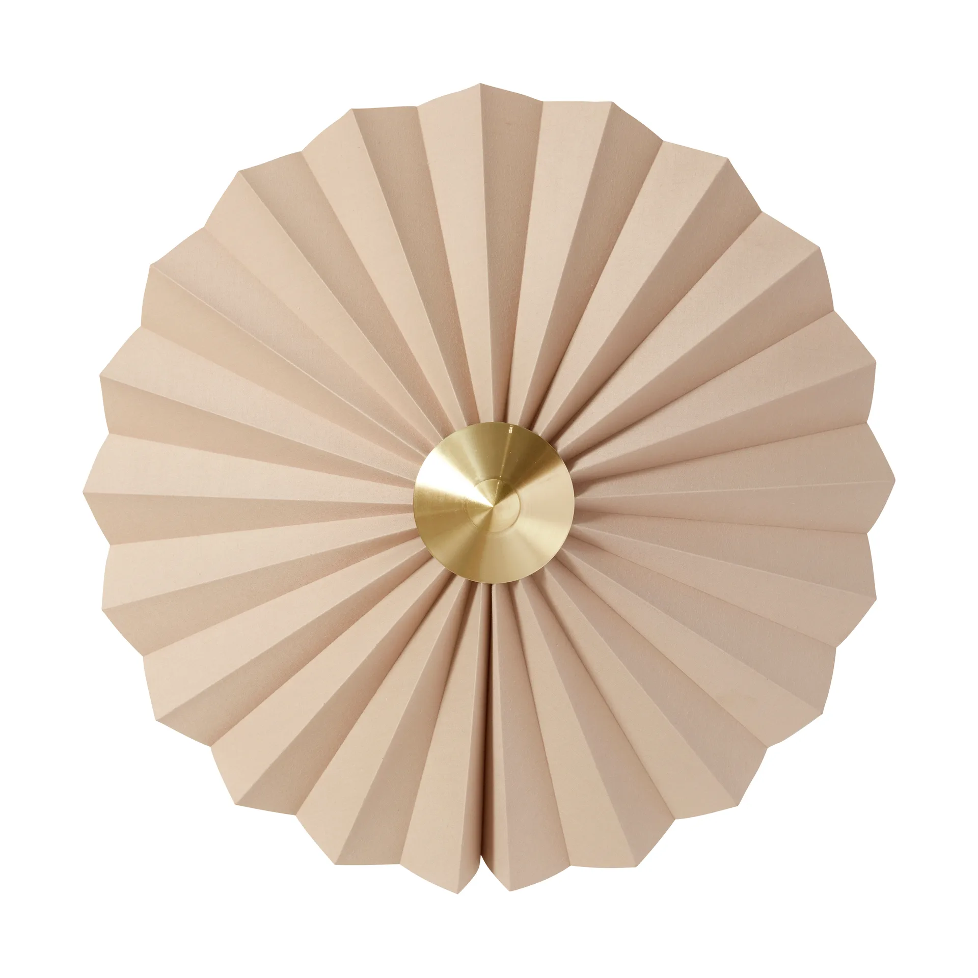 Pliss Wandleuchte, Beige Hübsch Interior