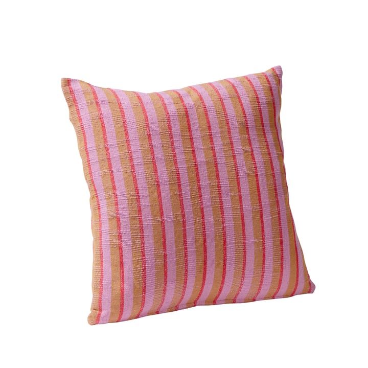 Pude Baumwollkissen 50x50 cm, Rosa-braun-rot Hübsch Interior