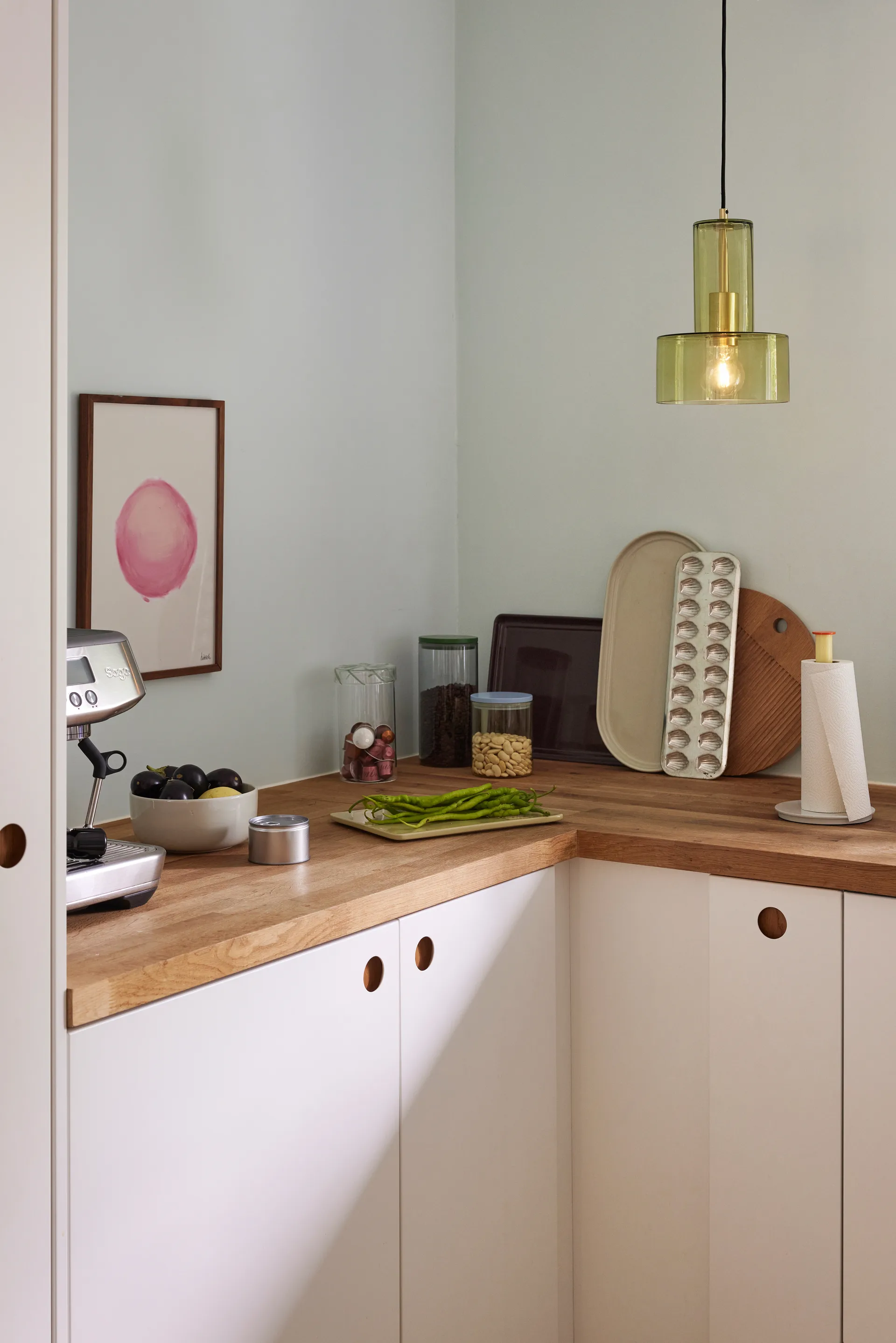 Ripple Pendelleuchte, Green Hübsch Interior