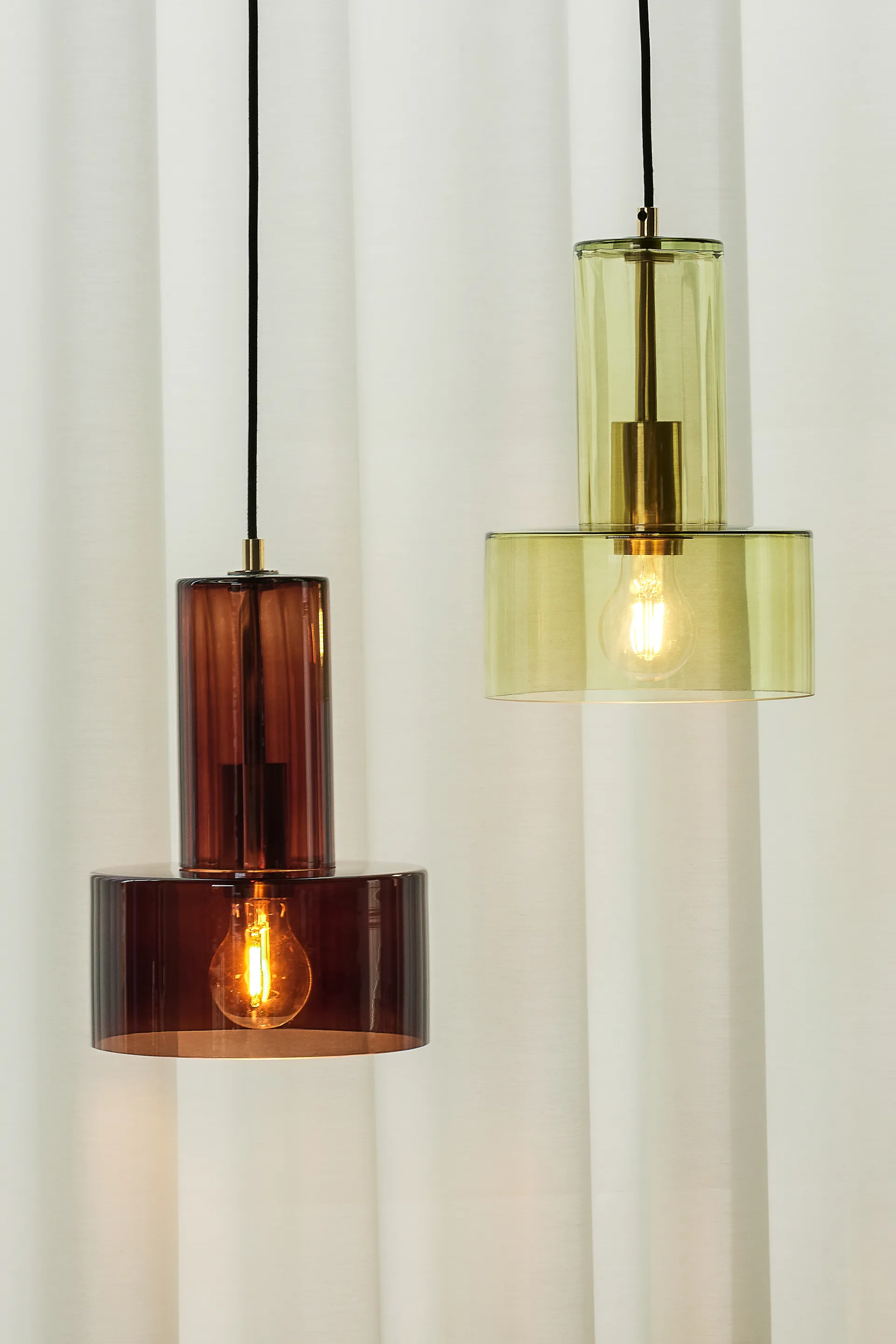 Ripple Pendelleuchte, Green Hübsch Interior