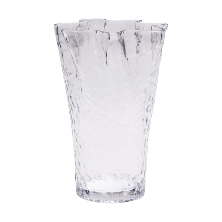 Ruffle Vase - Clear - Hübsch