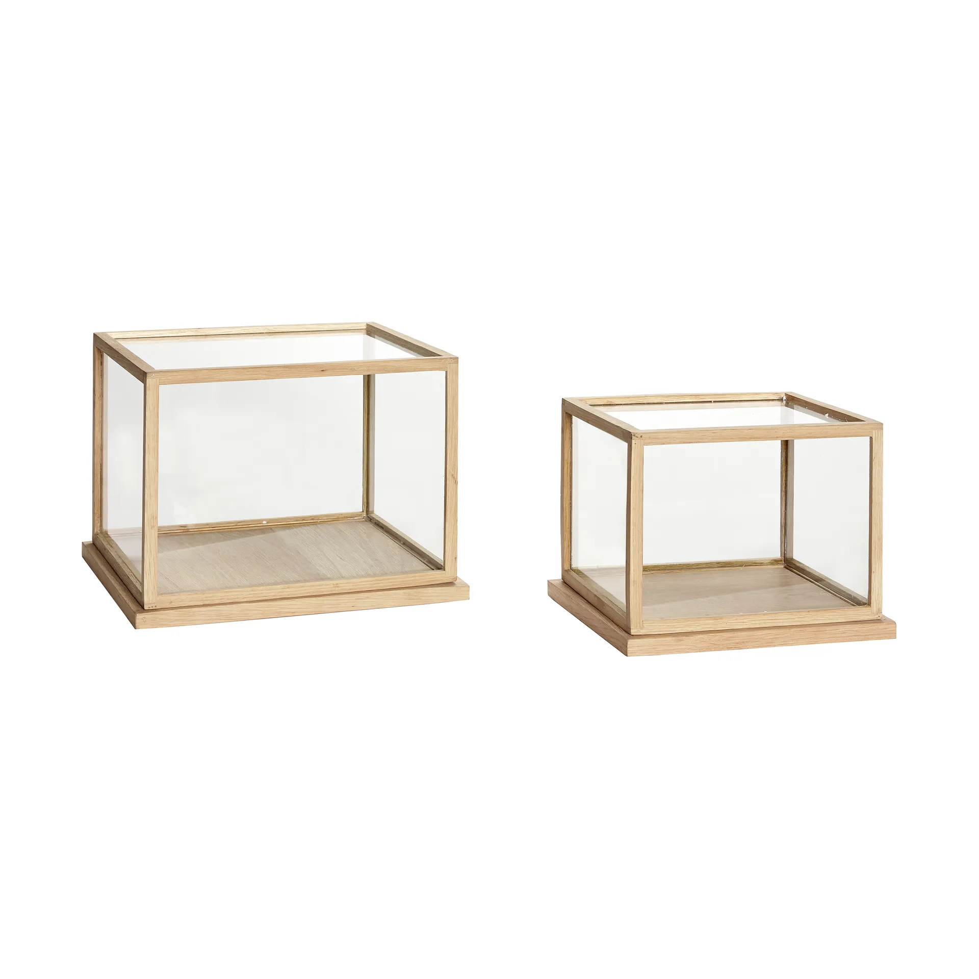 Spectacle Display Box Small Set mit 2, Eiche Hübsch Interior