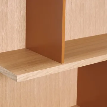 Stand Regal - Eiche-Rot, 60x80x22 cm - Hübsch
