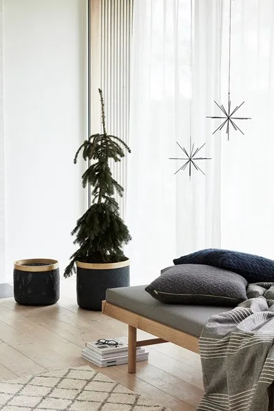 Teppich 90x150 cm, Weiß-grau Hübsch Interior