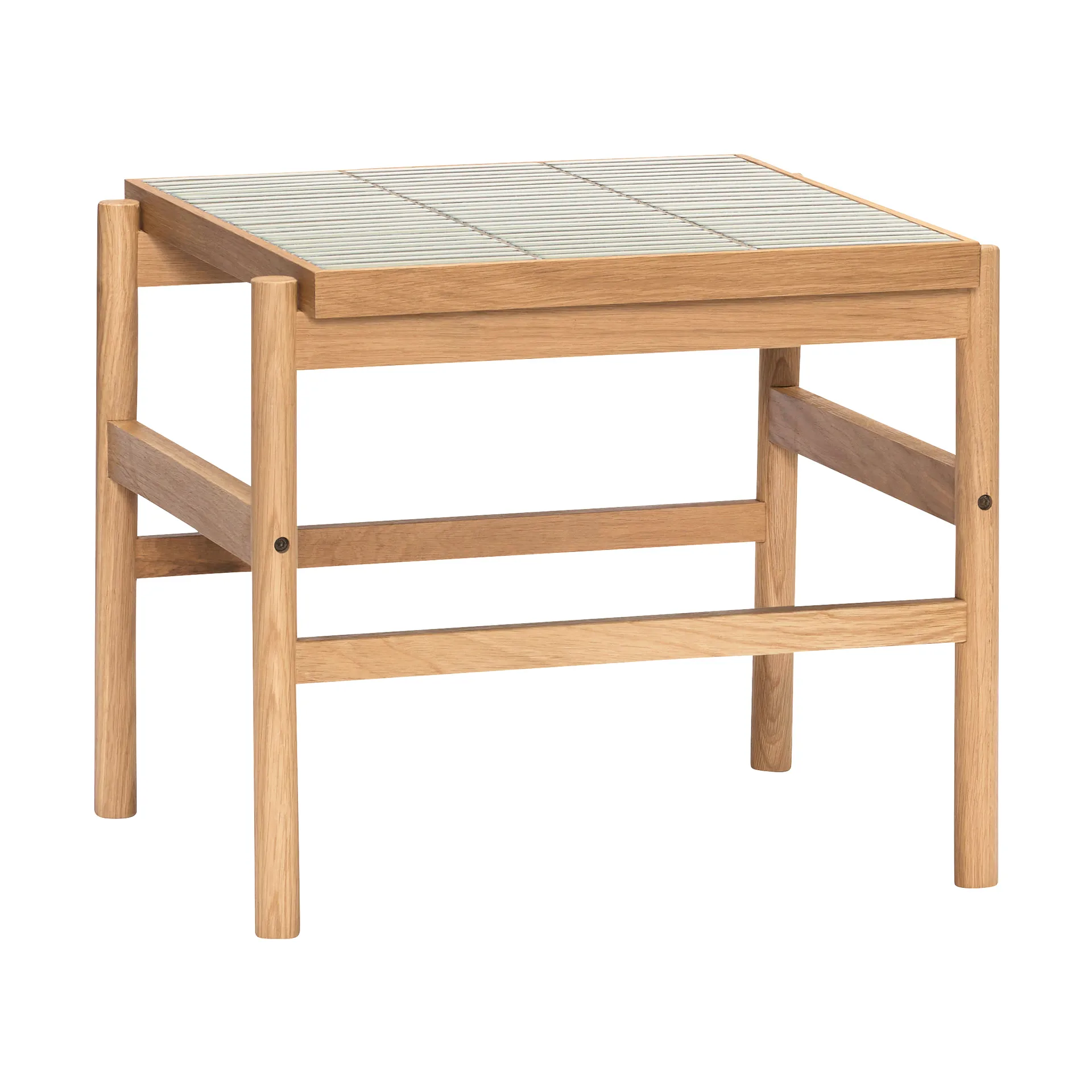 Tile Beistelltisch, Eiche-Minze Hübsch Interior