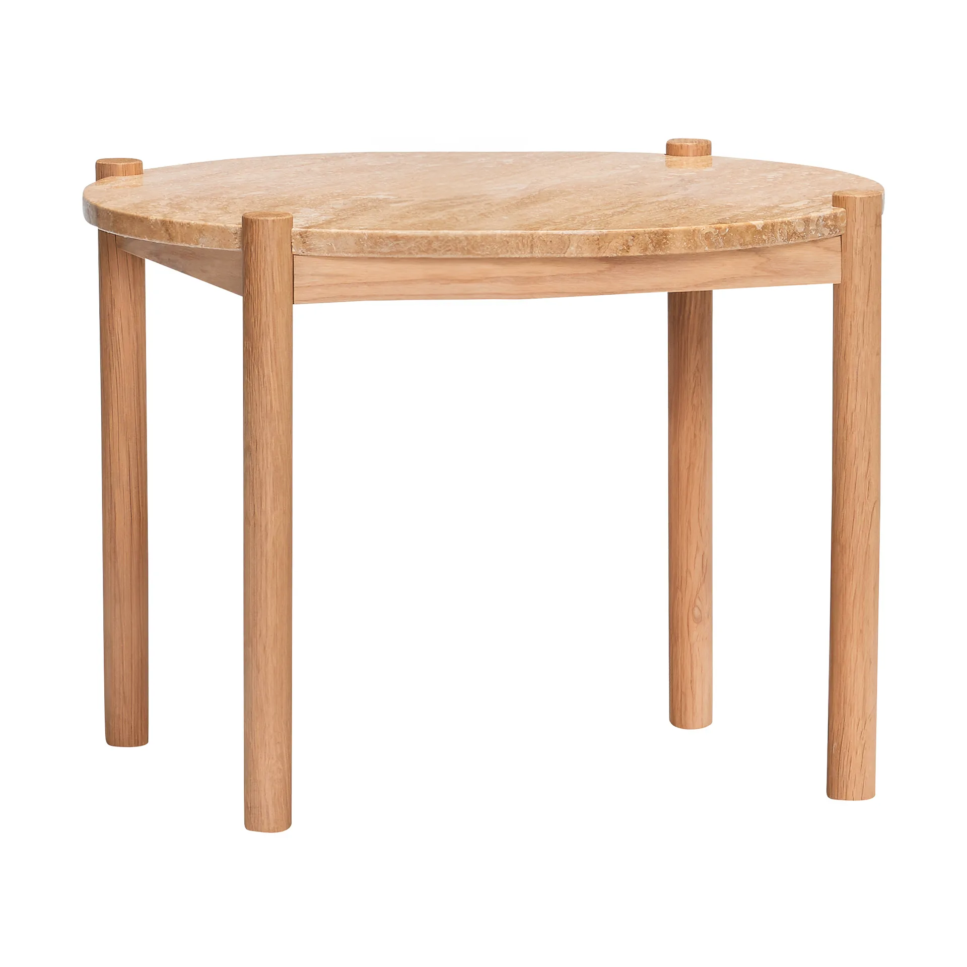 Trava Couchtisch, Eichen-Travertin Hübsch Interior