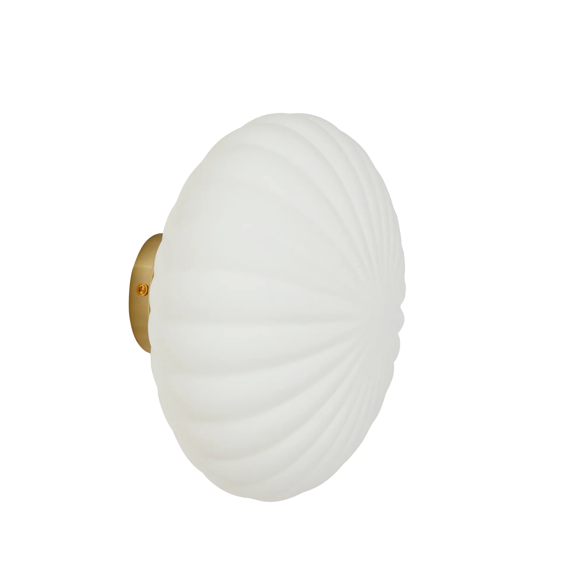 Wandleuchte, Metall-glas-messing-opal Hübsch Interior