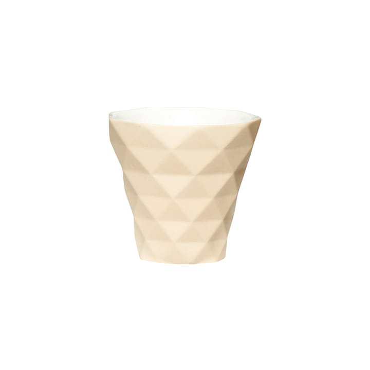 Windlicht Ø9 cm - Gelb - Hübsch