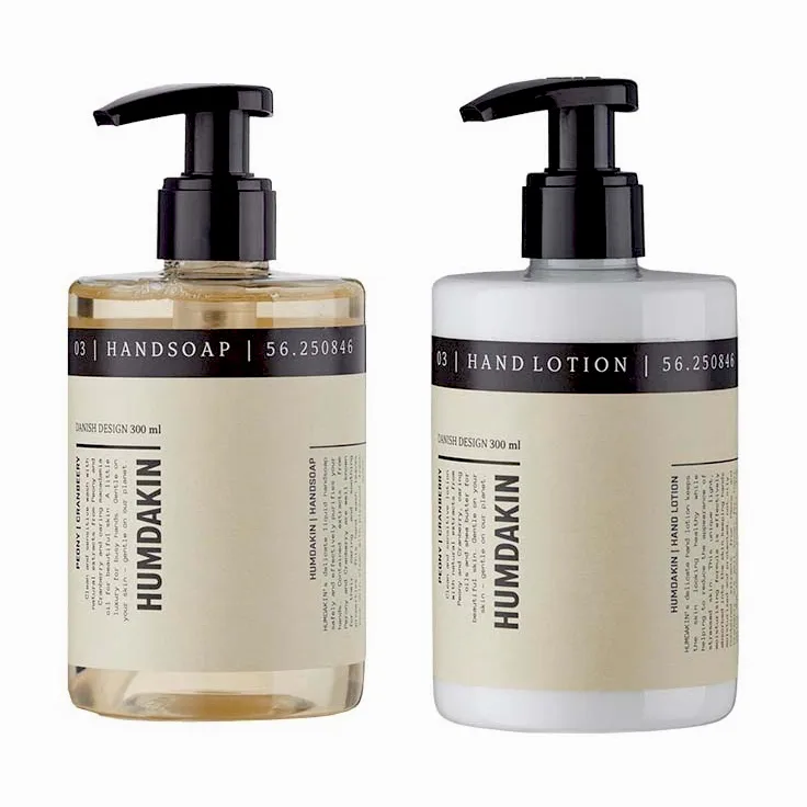 Humdakin Handpflegeset 2 x 300 ml, Peony & cranberry Humdakin