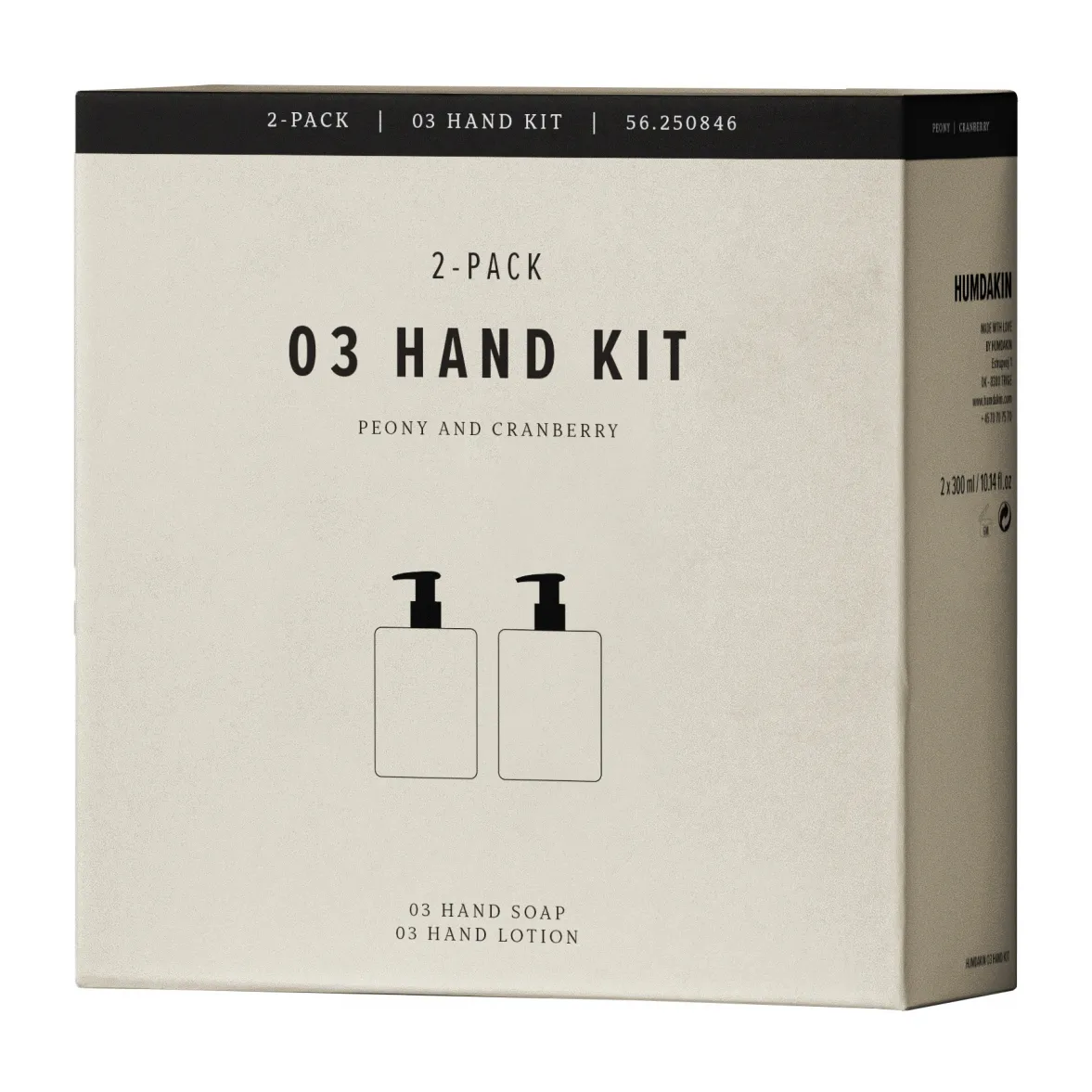 Humdakin Handpflegeset 2 x 300 ml, Peony & cranberry Humdakin