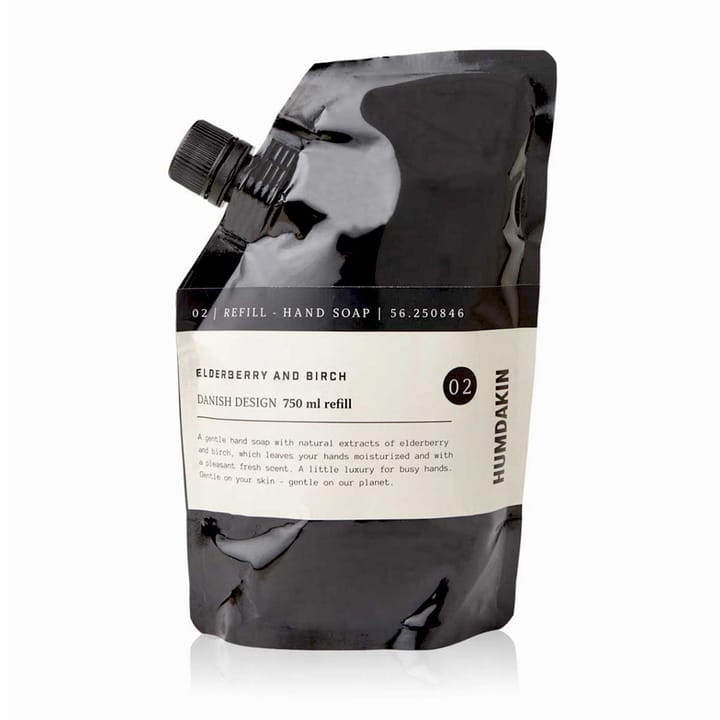 Humdakin Handseife refill 750 ml, Elderberry & birch Humdakin