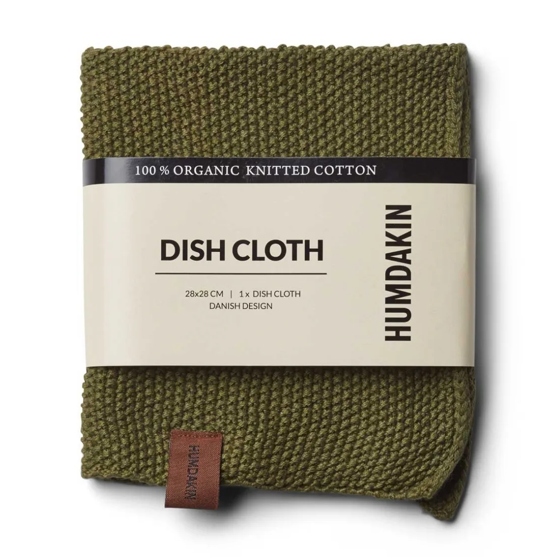Humdakin Knitted Spüllappen 28 x 28cm, Fern Humdakin
