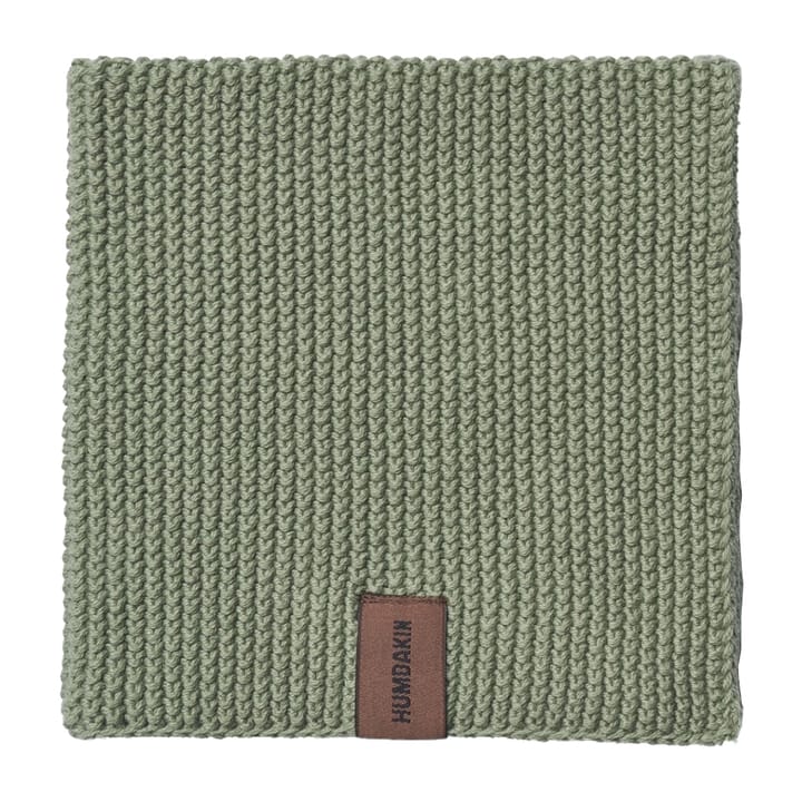 Humdakin Knitted Spüllappen 28 x 28cm - Green tea - Humdakin