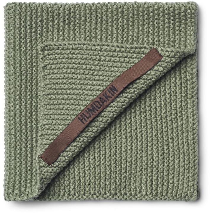 Humdakin Knitted Spüllappen 28 x 28cm, Green tea Humdakin