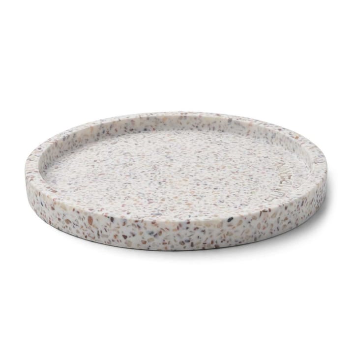 Humdakin Terrazzo rundes Tablett Ø20cm - White-brown - Humdakin